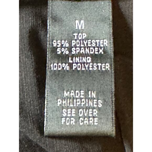 AB Studio Womens Beaded Scoop Neckline 3/4 Sleeve Shirt Size Medium - Picture 9 of 9